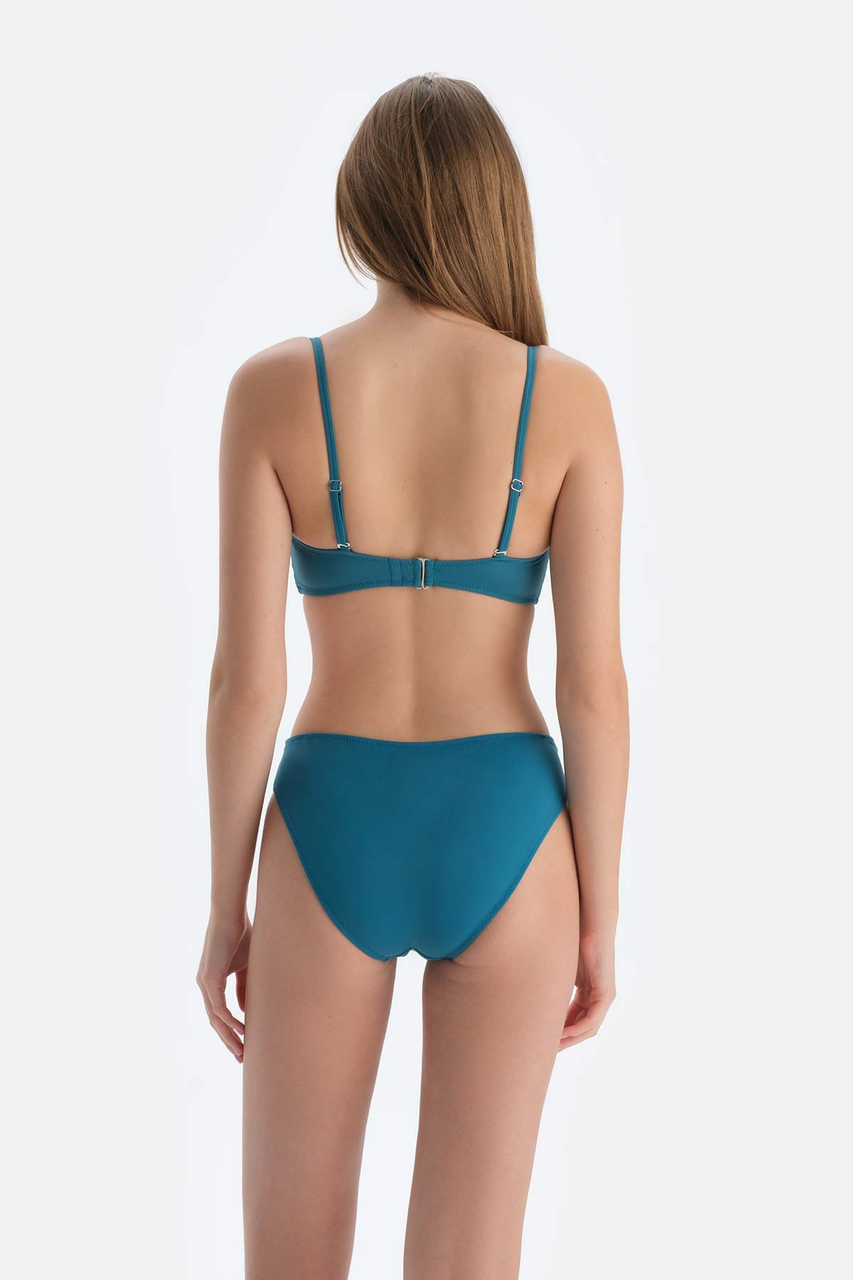 Petrol Mavi Düşük Bel Bikini Altı