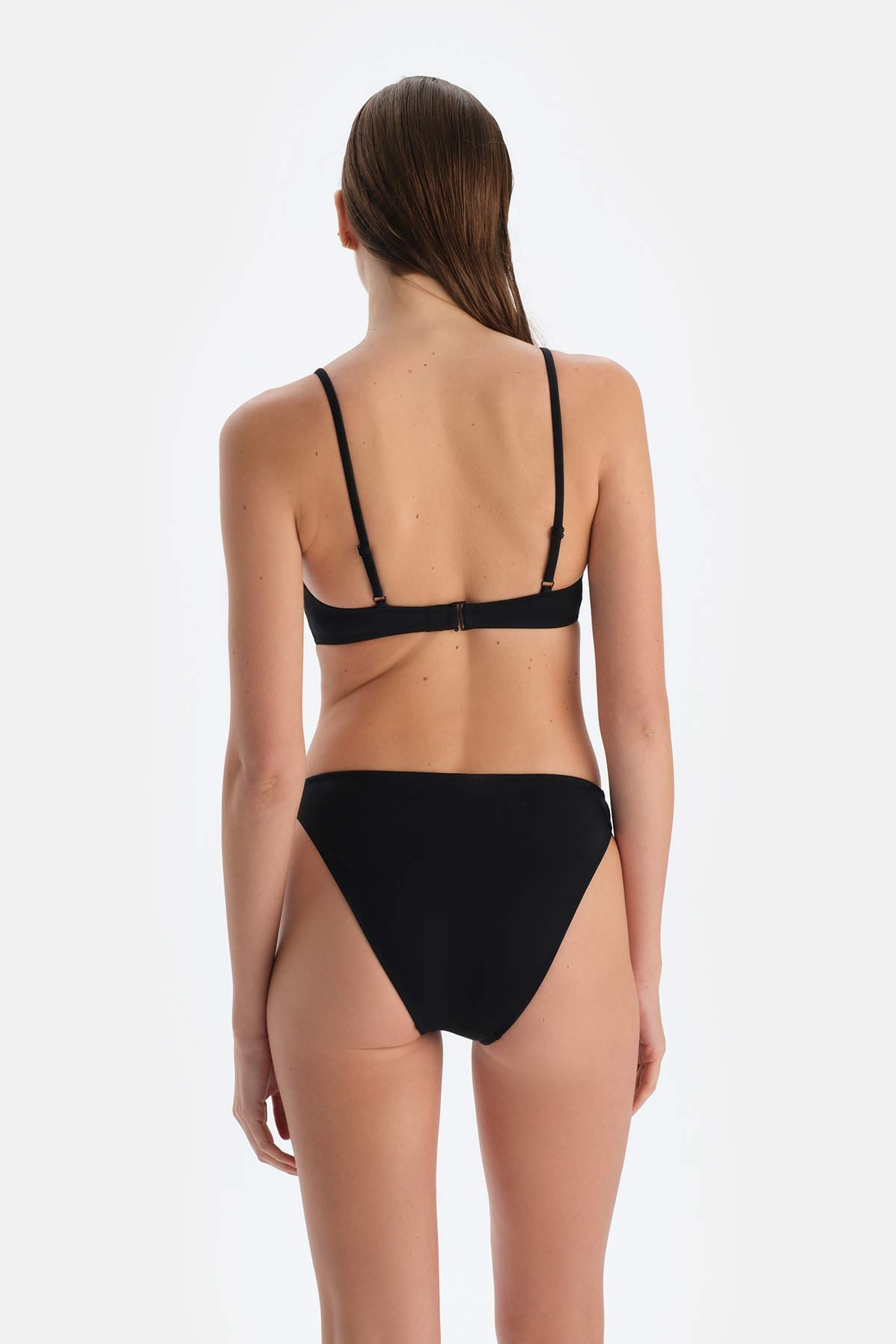 Siyah Düşük Bel Bikini Alt