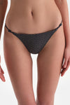 Lacivert Düşük Bel Bikini Alt