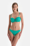 Mint Yeşili Orta Bel Bikini Alt