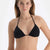 Siyah Üçgen Balensiz Küçük Bikini Üst