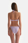 Lila Balenli Bikini Üst