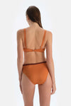 Açık Kahve Balenli Bikini Üst