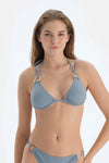 Mint Yeşili Üçgen Bikini Üst