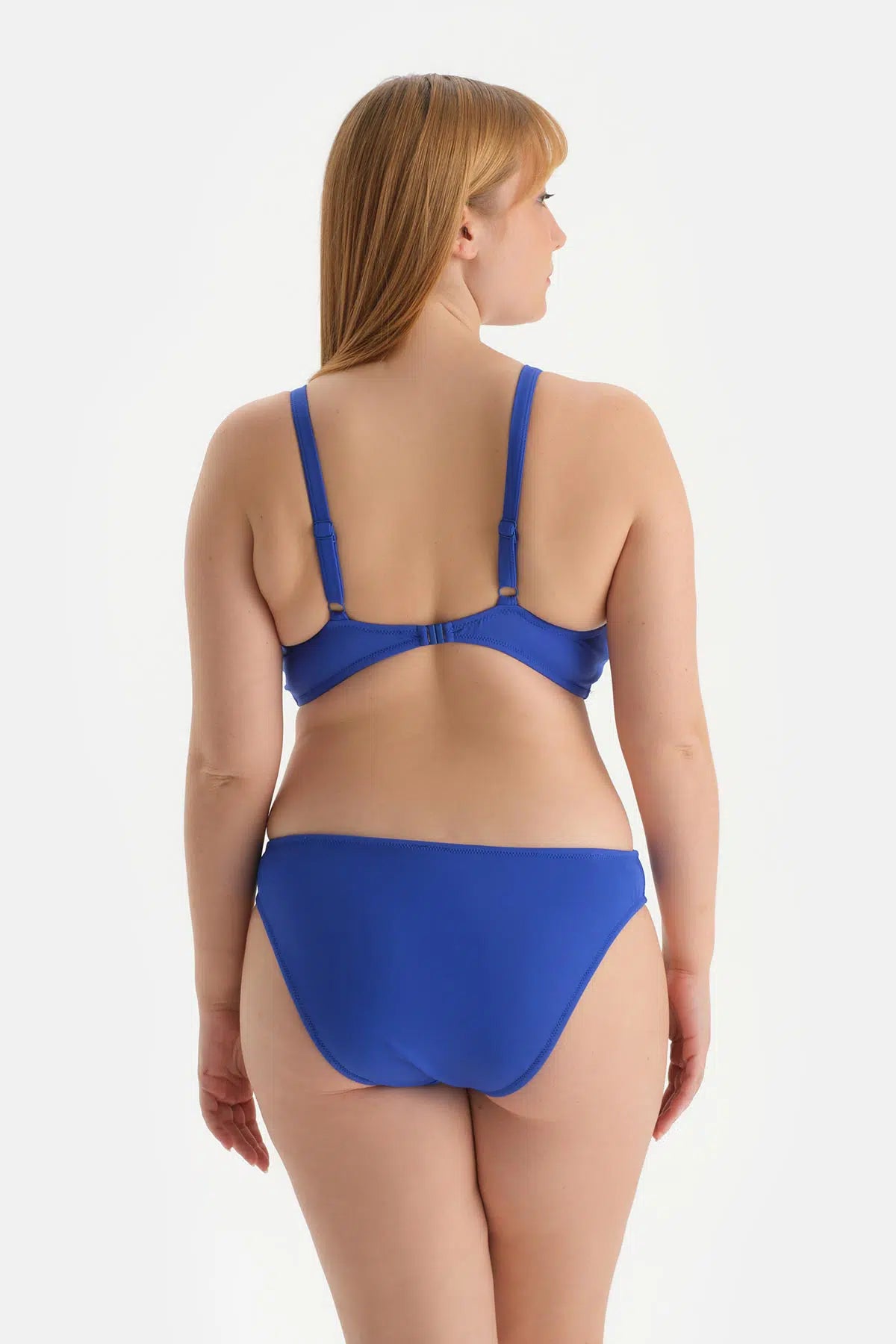 Sax Mavisi Korseli Toparlayıcı Bikini Üst