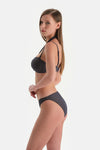Lacivert Straplez Bikini Üst