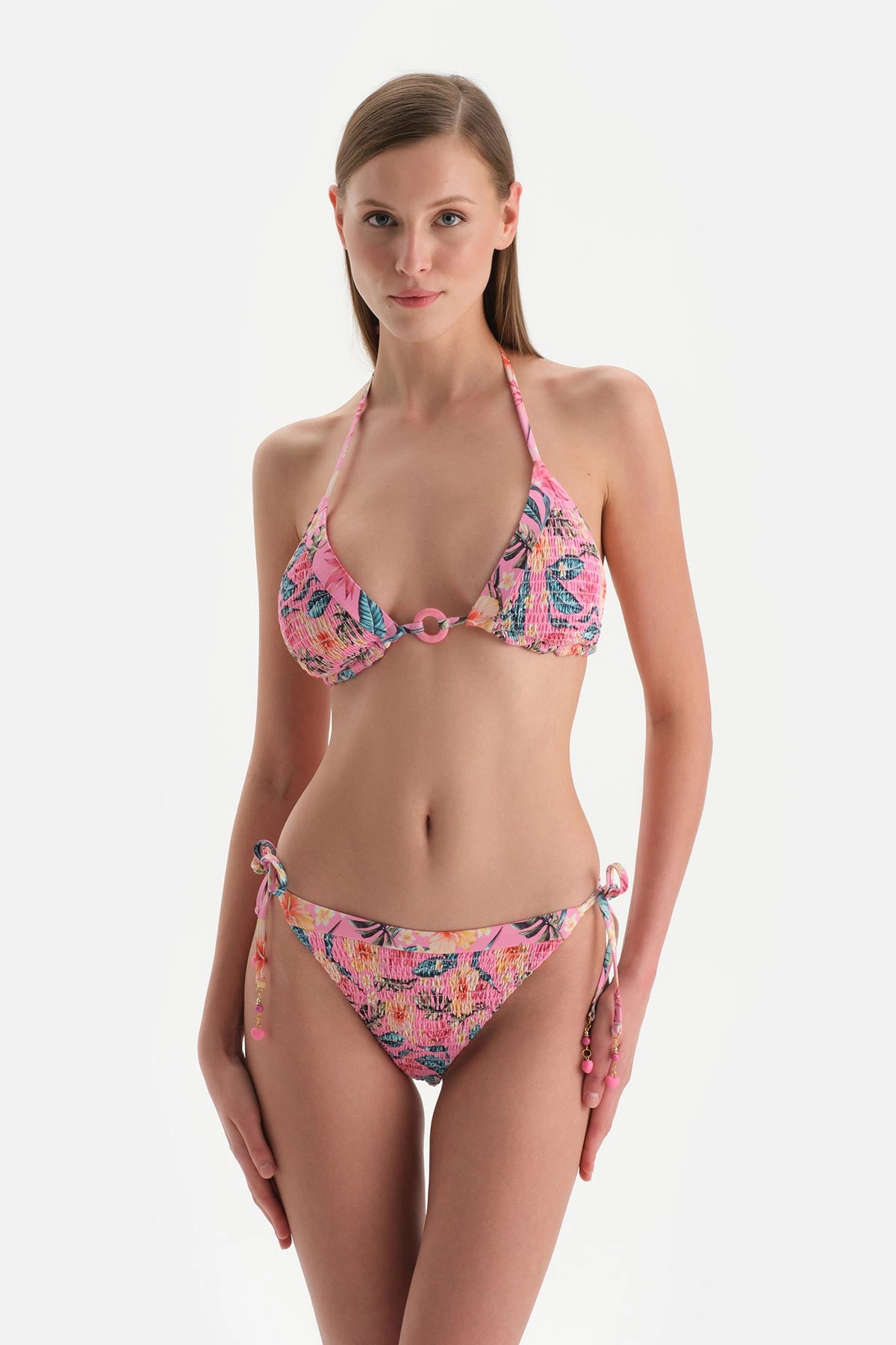 Somon Üçgen Küçük Bikini Üst