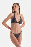 Lacivert Üçgen Bikini Üst