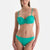 Mint Yeşili Straplez Kaplı Bikini Üst