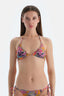 Mor Üçgen Küçük Bikini Üst