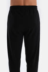 Bordo V Yaka Uzun Kollu Örme Pijama Takımı