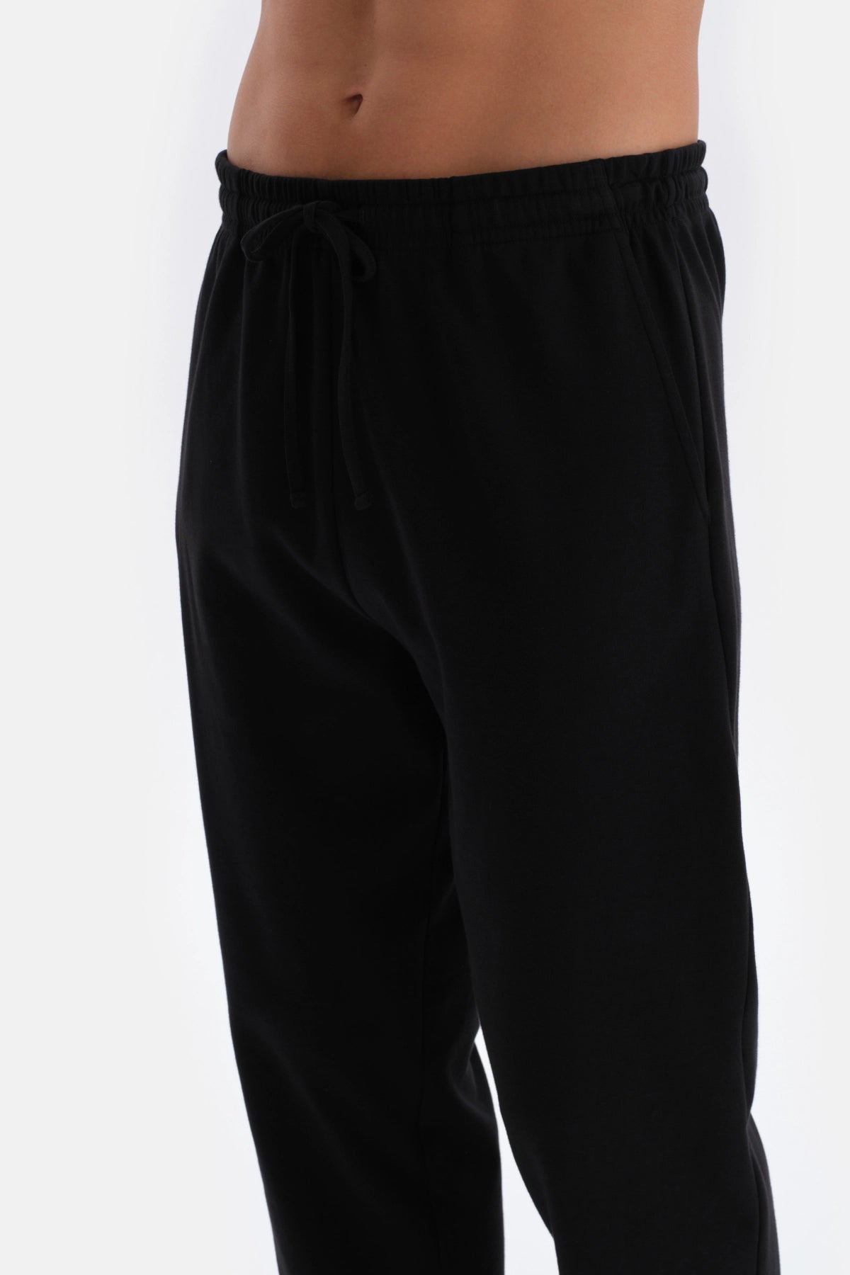 Bordo V Yaka Uzun Kollu Örme Pijama Takımı