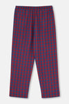 Multicolor Ekose Dokuma Pantolon