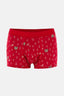 Kırmızı 4210 Desenli Micro Modal Boxer