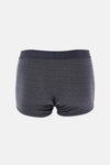 Gri-Siyah 2'li Desenli Micro Modal Boxer