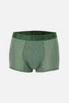 Yeşil 3'lü Desenli Micro Modal Boxer
