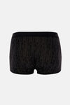 Gri-Siyah 3'lü Desenli Micro Modal Boxer