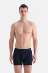 Lacivert Düz Micro Modal Boxer