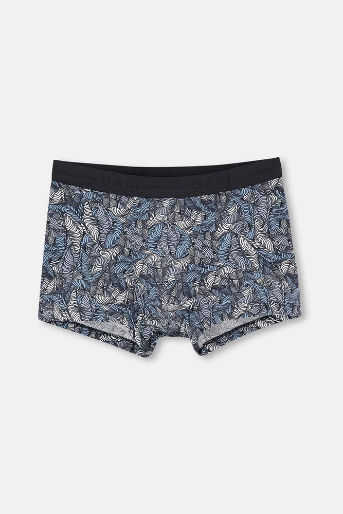 Siyah Desenli Pamuk Boxer