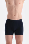 Lacivert 5210 Düz Pamuk Boxer