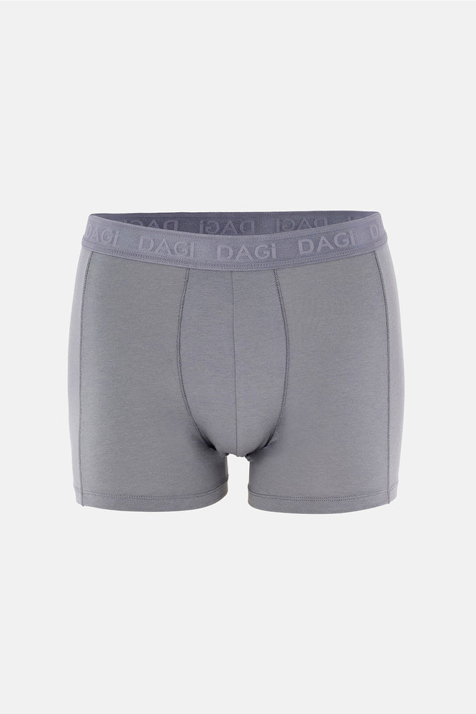 Gri Düz Micro Modal Boxer