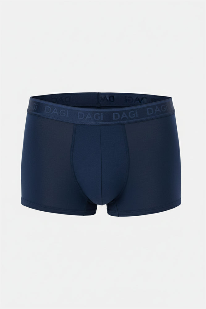 Lacivert Düz Micro Modal Boxer