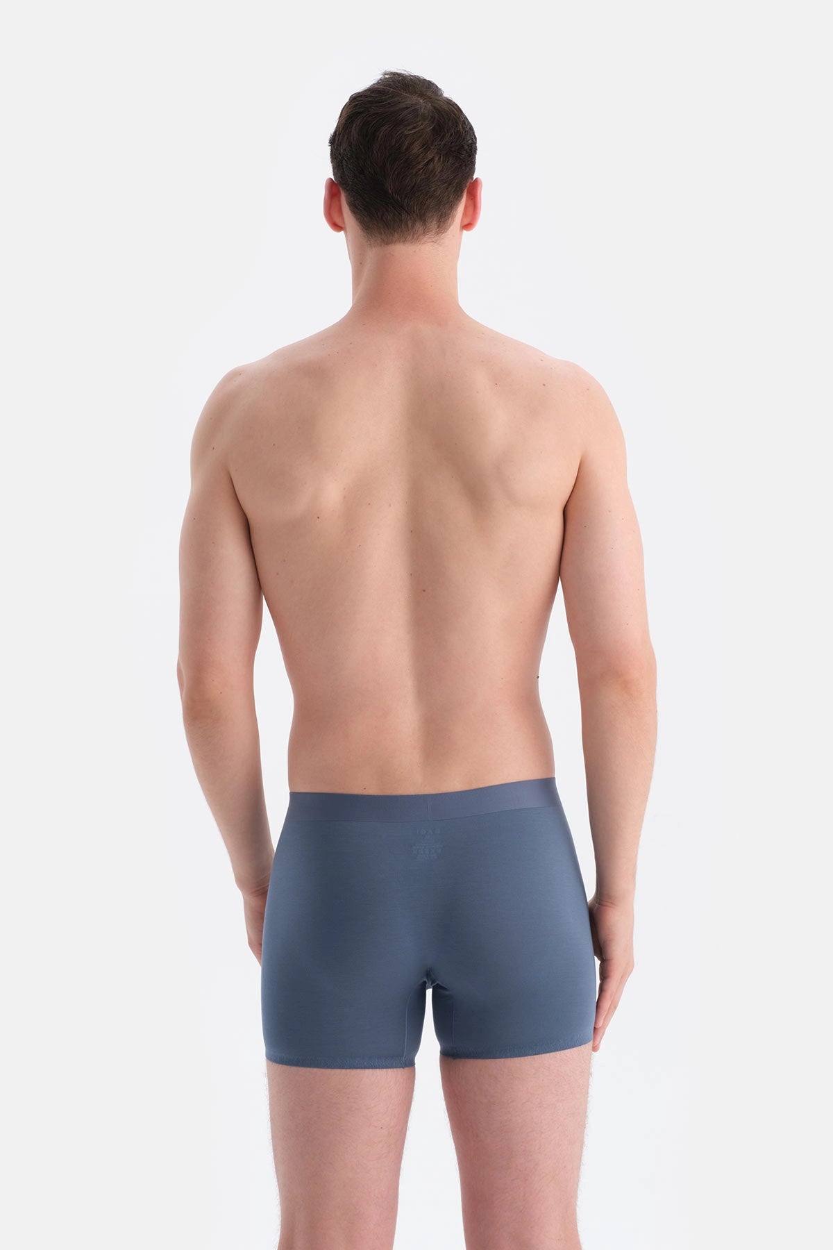 Indigo Düz Micro Modal Boxer