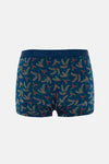 Koyu Indigo 4210 Desenli Micro Modal Boxer