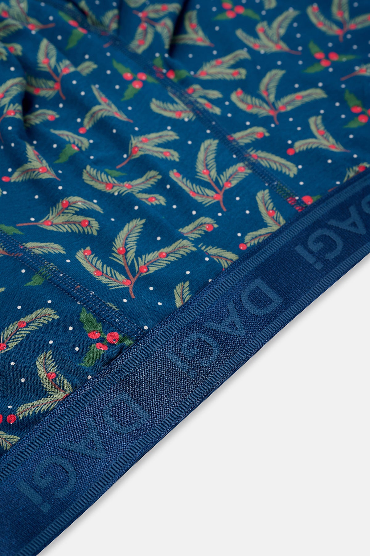 Koyu Indigo 4210 Desenli Micro Modal Boxer