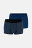 Lacivert-Siyah 4210 Desenli Micro Modal Boxer