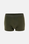 Koyu Kahve 5210 2'li Desenli Pamuk Boxer