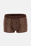 Kahverengi 4210 Desenli Micro Modal Boxer