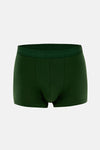 Koyu Yeşil 5210 2'li Desenli Pamuk Boxer