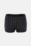 Siyah 4210 Desenli Micro Modal Boxer