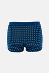 Lacivert 4210 3'lü Desenli Micro Modal Boxer