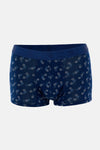 Lacivert-Mavi 4210 3'lü Desenli Micro Modal Boxer
