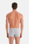 Beyaz-Gri 2'li Kumaş Kaplama Basic Boxer
