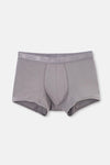 Gri-Siyah 3'lü Desenli Micro Modal Boxer