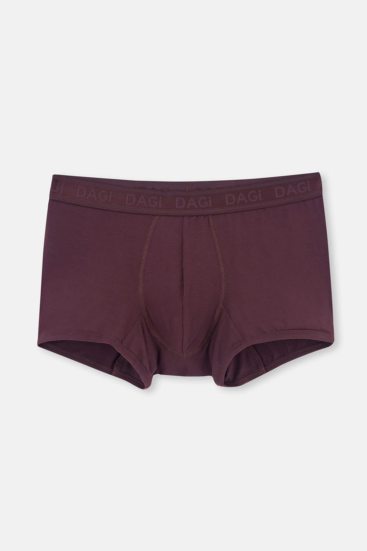 Koyu Kahve Düz Micro Modal Boxer