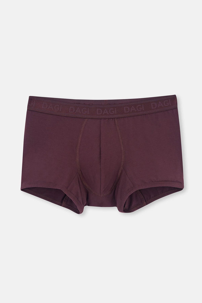 Koyu Kahve Düz Micro Modal Boxer