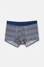 Lacivert Desenli Micro Modal Boxer
