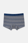 Lacivert Desenli Micro Modal Boxer