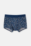 Mavi Desenli Micro Modal Boxer