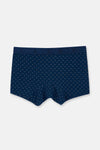 Lacivert Desenli Micro Modal Boxer