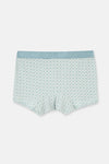 Su Yeşili Desenli Micro Modal Boxer
