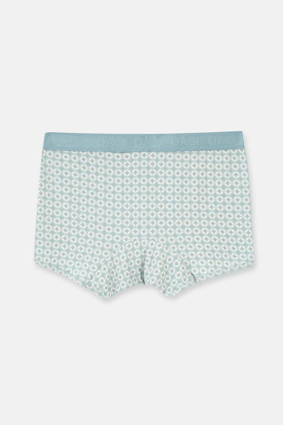 Su Yeşili Desenli Micro Modal Boxer