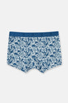 Mavi 2'li Desenli Micro Modal Boxer