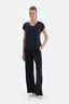 Siyah Cepli Basic Modal Pantolon