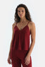 Bordo Basic İnce Askılı Atlet