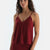 Bordo Basic İnce Askılı Atlet
